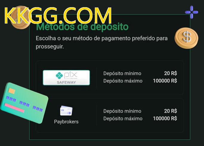 O cassino KKGG.COMbet oferece uma grande variedade de métodos de pagamento